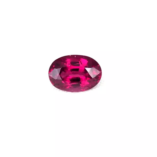 SHOLA Echt 1,14 Ct Natürlicher Purpur Rot Rhodolith Granat aus Tansania