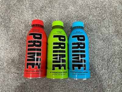 PRIME HYDRATION DRINK By Logan Paul x KSI Trop Punch, Lemon Lime, Blue