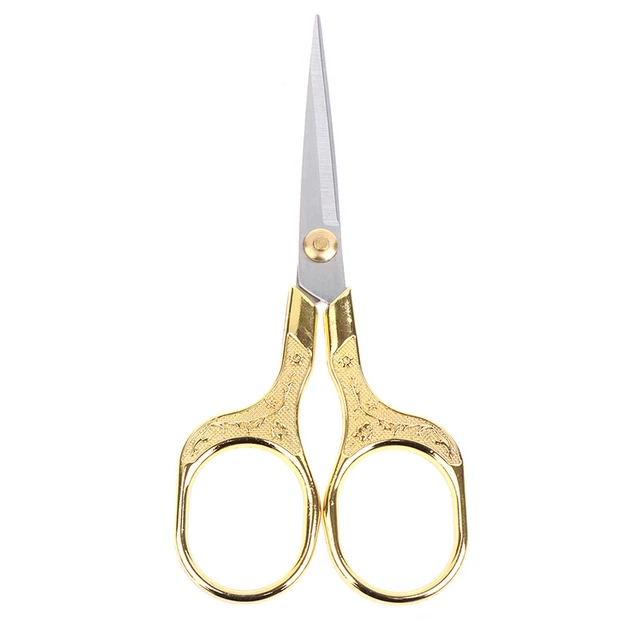 1*Scissors Vintage Stainless Steel Sewing Fabric Cutter Embroidery Tailor She ql