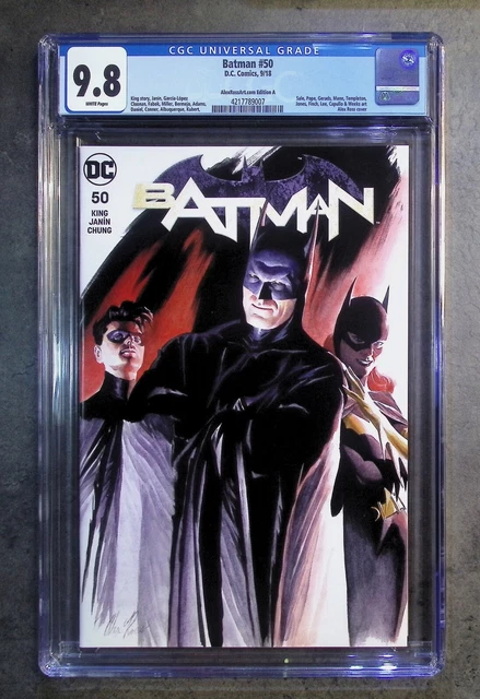 Batman #50 (2018 DC Comics) 1st Print Alex Ross Variant A CGC 9.8