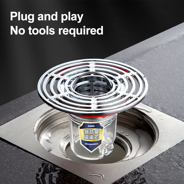 GARAGE LAUNDRY ROOM Floor Drain Floor Drain Plug Easy To Clean Fast