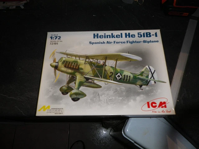 Icm  Heinkel He 51B-1  1/72