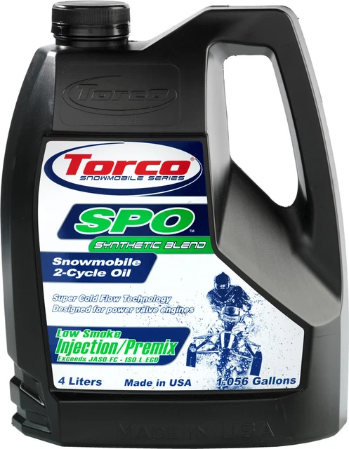 Torco S970077SE Synthetic/Petroleum Snowmobile 2T Oil 4L.