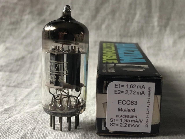 Tube GZ34 Mullard Blackburn Factory 1967 - NOS En Boîte - TESTÉ - Vintage