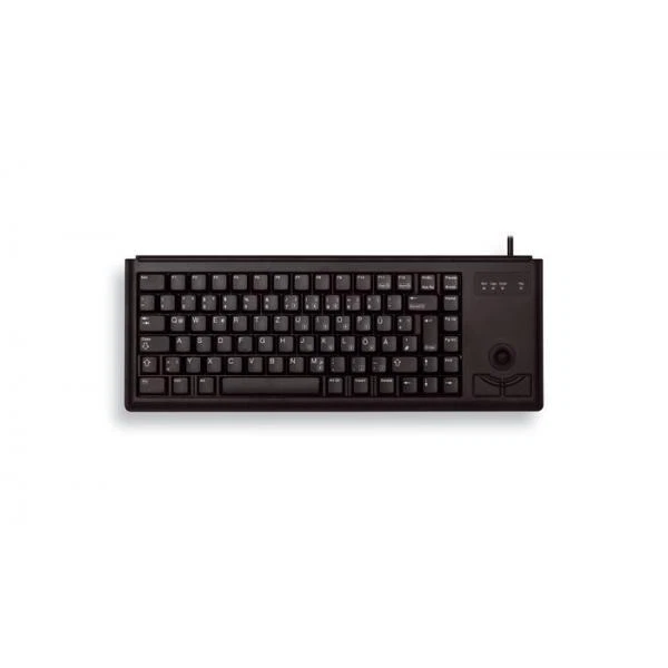 Cherry - High Level Kbd Combos COMPACT G84-4400 TRACKBALL 2X PS/2 BLACK