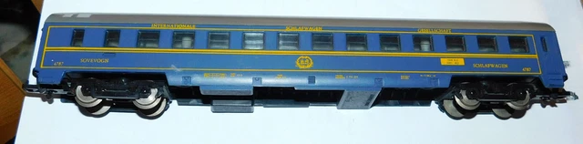 Rare lima ho 309203 voiture lits paris nice, wagon voyageur couchette