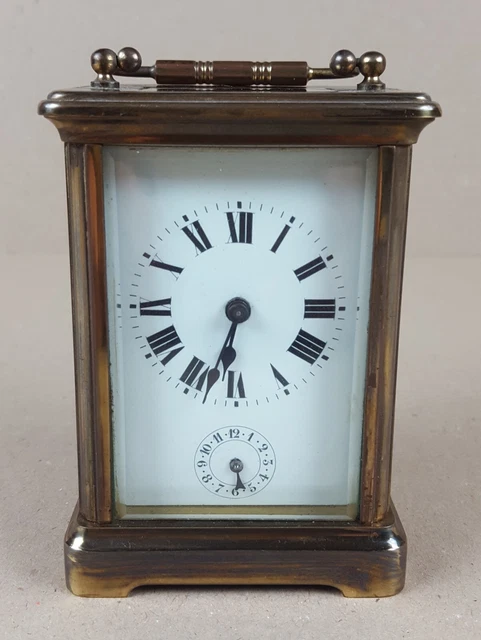 Réveil De Bureau Jaccard Paris - Laiton Doré, Quartz - Sonnerie Décalée D'1h