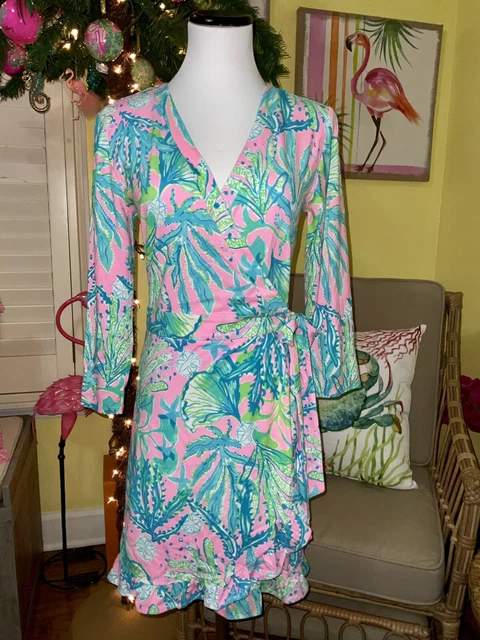 Lilly pulitzer hot sale marianna wrap dress