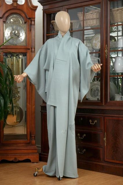 Dear Vanilla Japanese Silk Iromuji Kimono Women's Authentic Japan Made Vintage