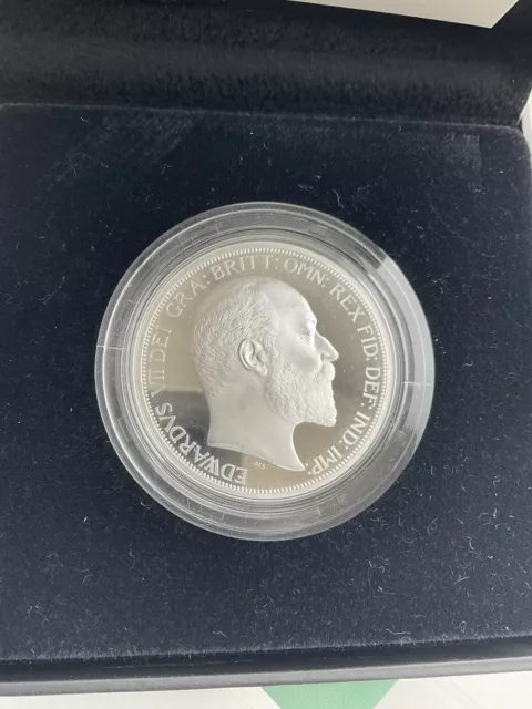2022 Royal Mint British Monarchs King Edward VII 1oz Silver Proof Coin Mint Box