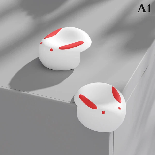 New Cute Cartoon Rabbit Anti-collision Silicone Table Corner Cover Protector EI