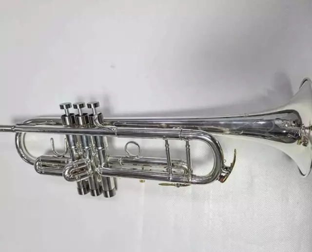Kröger Trumpets, Meister-Bb-Trompete VIPER +, Brillant Silber, Titan-Set