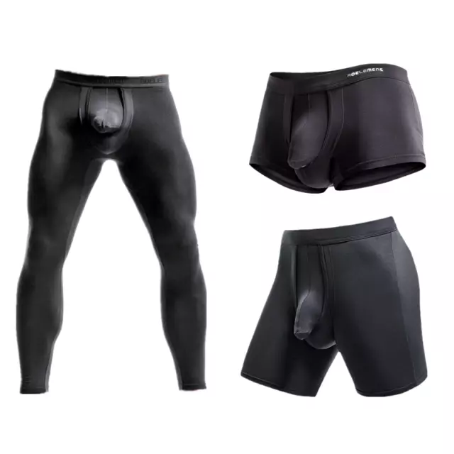 SOUS-VÊTEMENTS HOMMES BOXER short sépare scrotum coton modal sous-vêtements  hommes sexy EUR 4,46 - PicClick FR