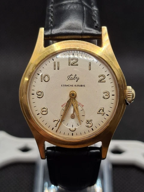 Montre Mécanique Ancienne Altitude Extraplane - Modèle Vostok Amphibia, Boîtier Plaqué Or - Occasion