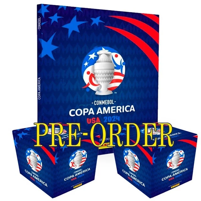 PANINI COPA AMERICA 2024 Hardcover Album + 2 Boxes (PREORDER) 86.50
