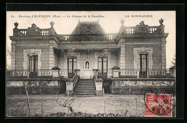 CPA Alencon, Le Chateau de la Cusselière 1910