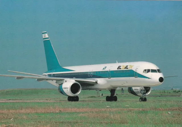Carte Postale Avion - El Al  - Boeing 757 (4X-Ebm)