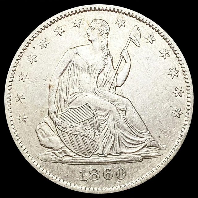 1860-O Seated Liberty Half Dollar Coin UNCIRCULATED