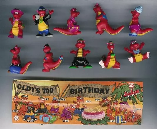 Set 10 Figura Dinosaurio Fiesta Dino Mini Colección Originales Joujoux Zweifel