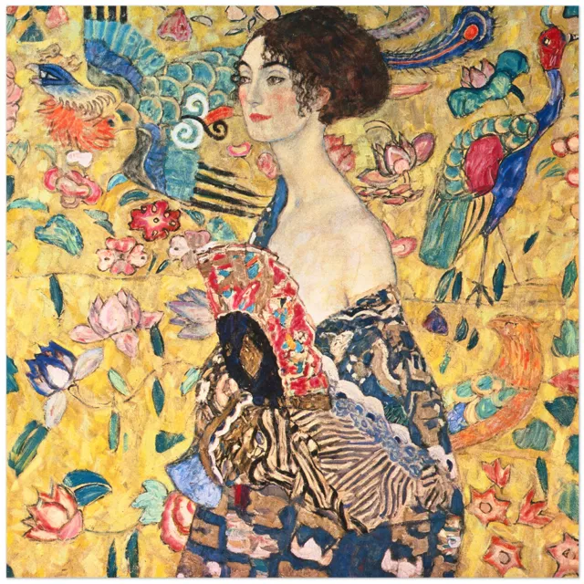 Gustav Klimt, Dame mit Fächer 11003000779