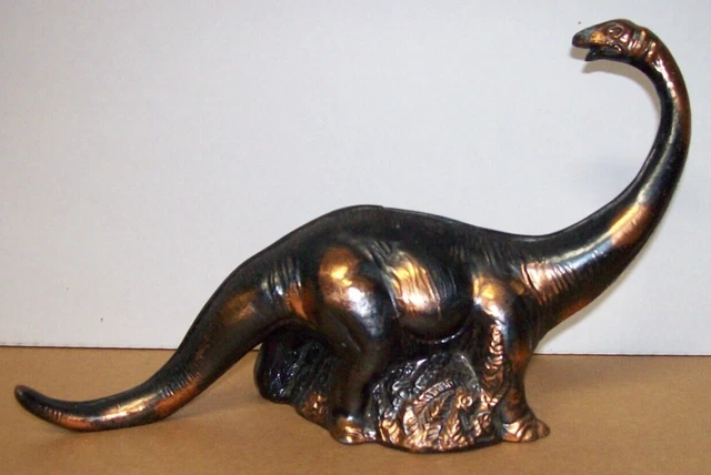 Vintage Sinclair Gas Oil Metal Dinosaur Bank Advertising