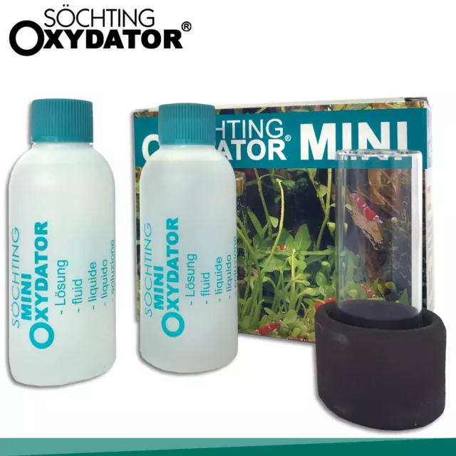 Söchting 2x Oxydator Mini- pour Aquariums À Chaque 60L Oxygène Algue H2O2 Soins 2