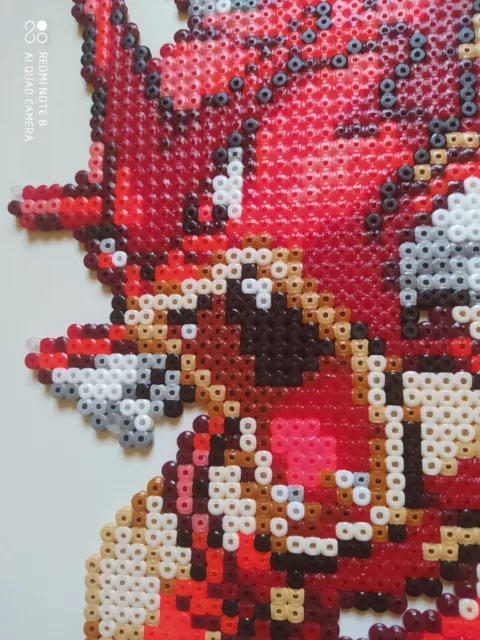 Gyarados Pokemon Sprite original Perler Hama / Pixel Art 3