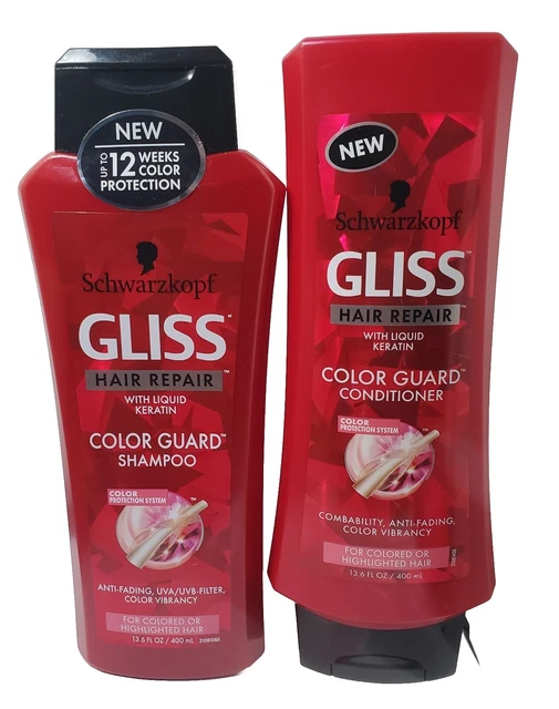 SCHWARZKOPF GLISS HAIR Repair Liquid Keratin Color Guard Shampoo