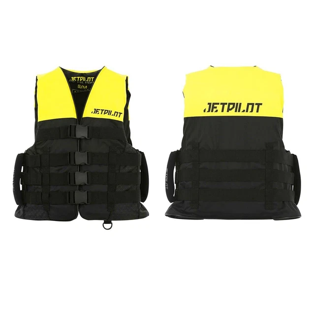 Gilet jet ski Nylon Jaune/Noir Jetpilot Strike