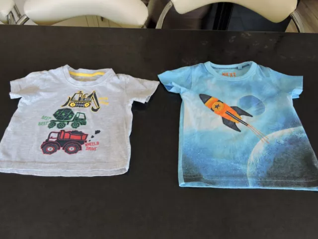 2 X T-shirt bambino 9-12 mesi