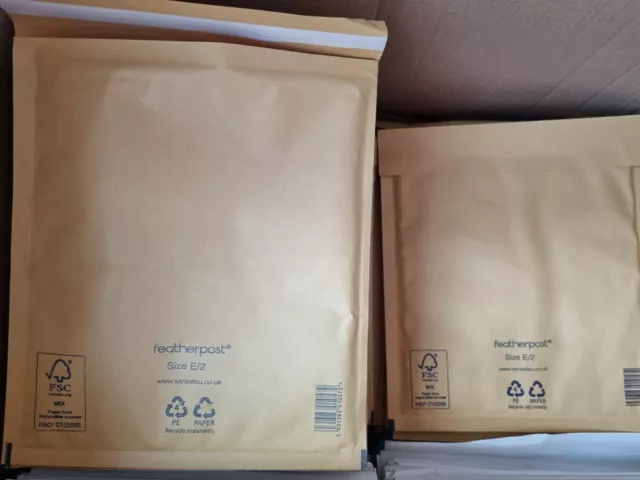 Confezione di buste imbottite E/2 Featherpost posta E2 - vecchie scorte mai usate