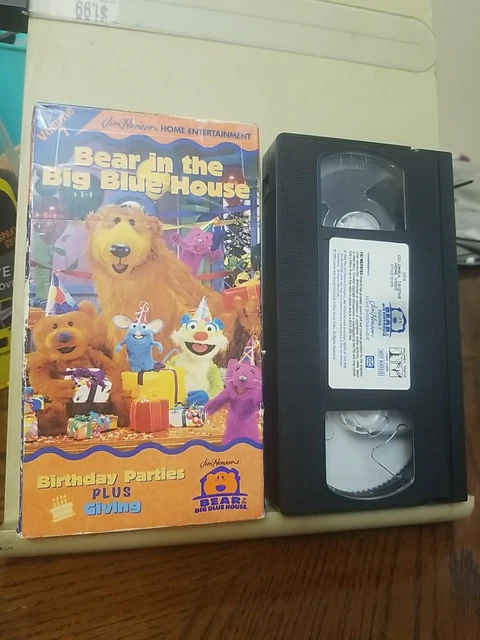 BEAR IN THE Big Blue House Volume 7 VHS 1999 Jim Henson 2 Full Episodes ...