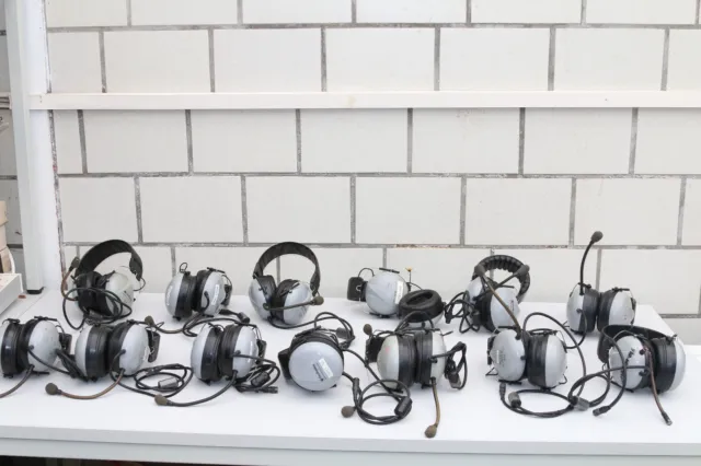 13 X CEOTRONICS Kopfhörer Sprechfunkgerät Headset