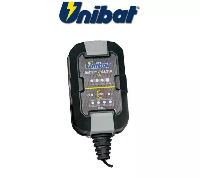 Dech1000U Carica Batterie & Mantenitore Unibat Per Batterie Al Piombo-Agm-Litio