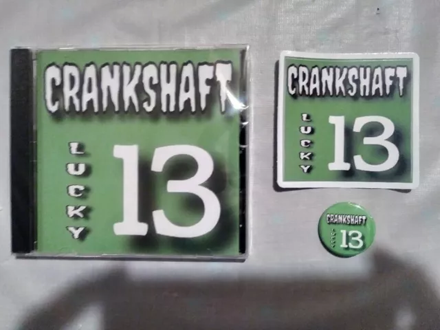 CRANKSHAFT - LUCKY 13 music CD ON MYSTIC RECORDS - ODE TO LINO  2020 RELEASE