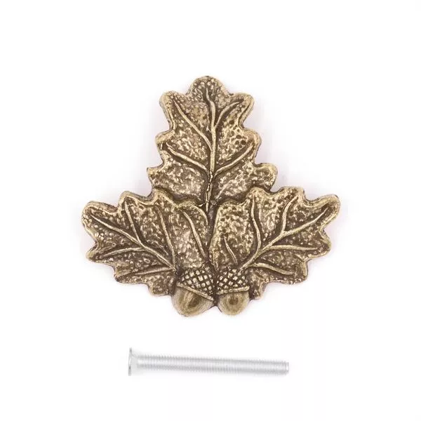 1 Stk Hoja de Roble Portada Armas Jabalí Tamaño los Colmillos Decoración Nuevo