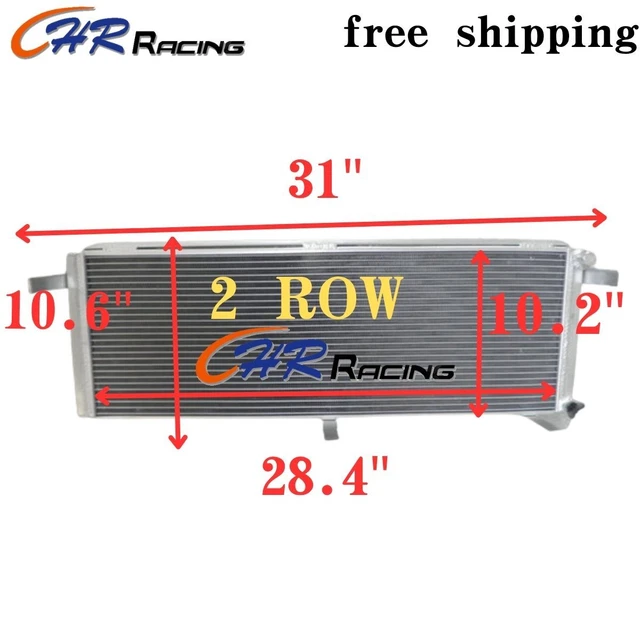 ALUMINUM FOR TOYOTA MR2 SW20 Side Mount Air to water intercooler heat