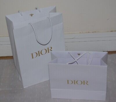 Dior 2 mètres ruban Christian DIOR luxe blanc et or largeur 2,5cm 