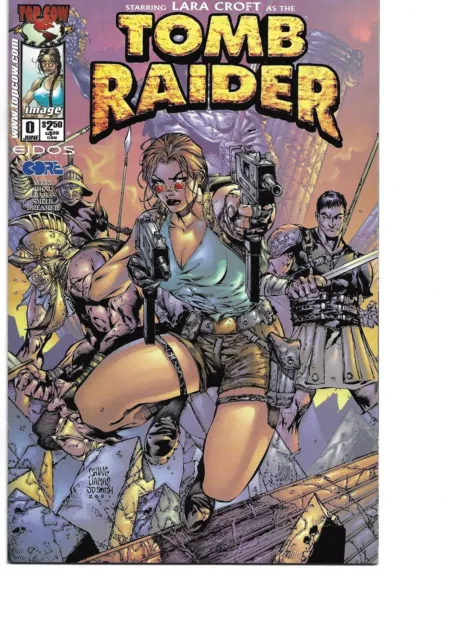 TOMB RAIDER (The Series) - Vol. 1 No. 0 (Jun 2001) LARA CROFT - VARIANT COVER 'A