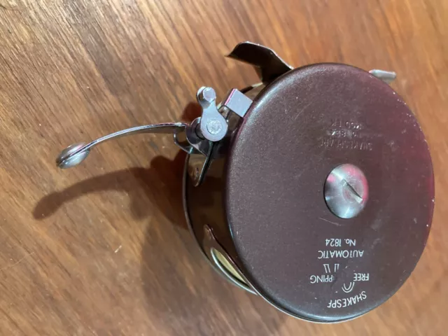 VINTAGE FISHING REEL fish Shakespeare Automatic No. 1824 fly EK free  stripping $15.00 - PicClick