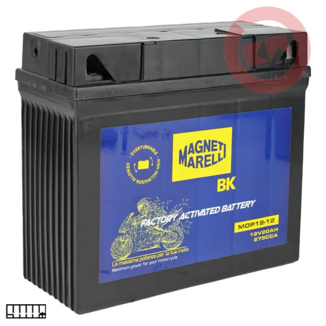 Batteria Magneti Marelli Mop18-12 12N20Ah-Bs Yuasa 51913 Factory Activated