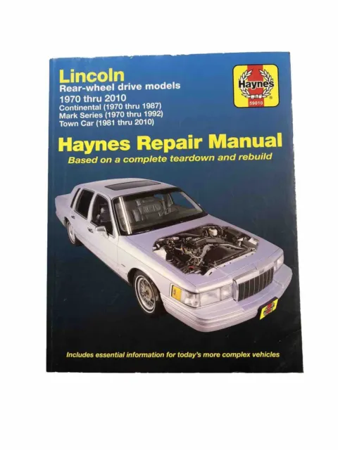 Lincoln Continental 1970-2010 Shop Service Repair Manual Wiring Diagrams Engine