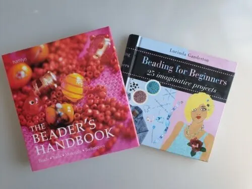 2x Beading Handbooks - instructional, craft, beads, tools, techniques, projects
