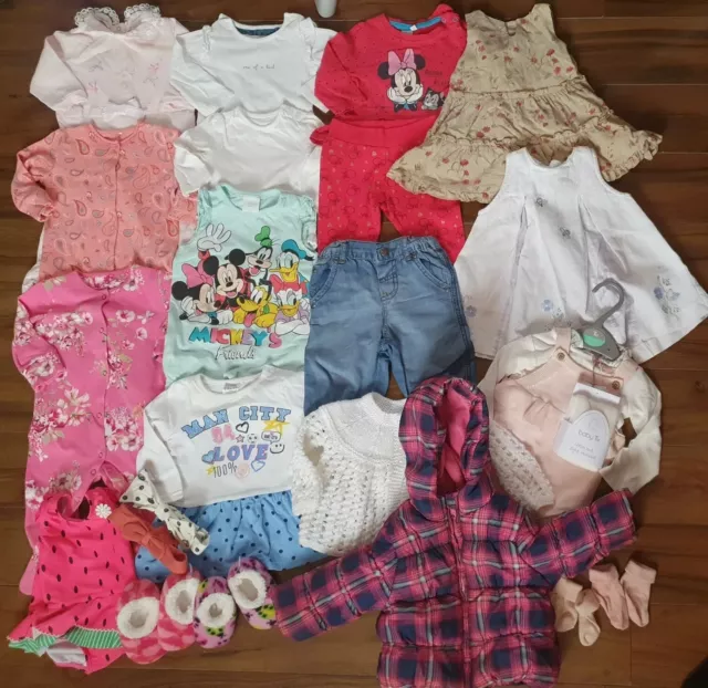*F*A*B*Amazing baby girl clothes bundle 3-6 months*Next *Disney * C&A*MiniMode