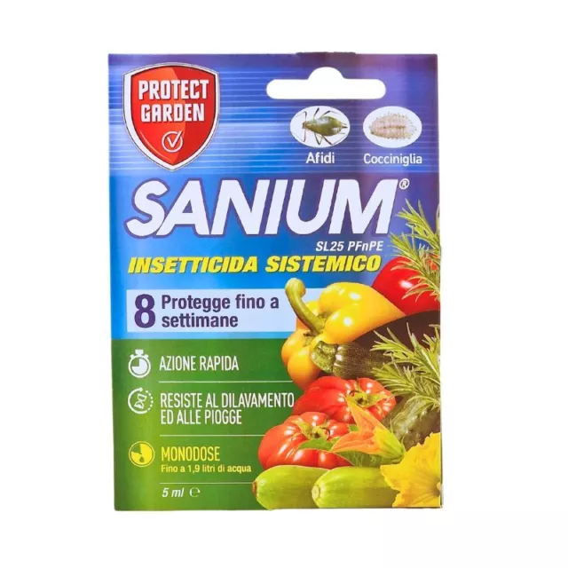 Sanium SL25  insetticida sistemico afidi cocciniglia