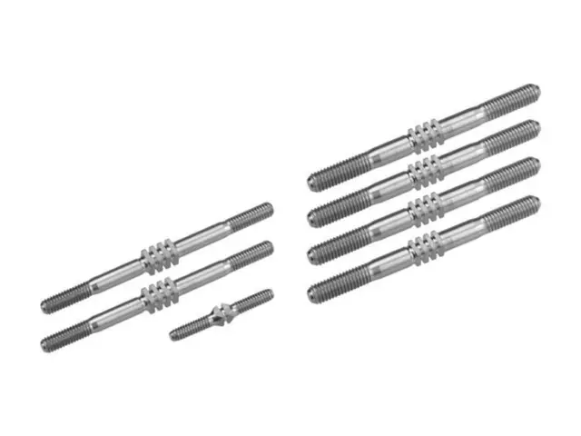 Jconcepts TLR 8ight-E 4.0, Fin Titanium turnbuckle set 7pc / JCO2548