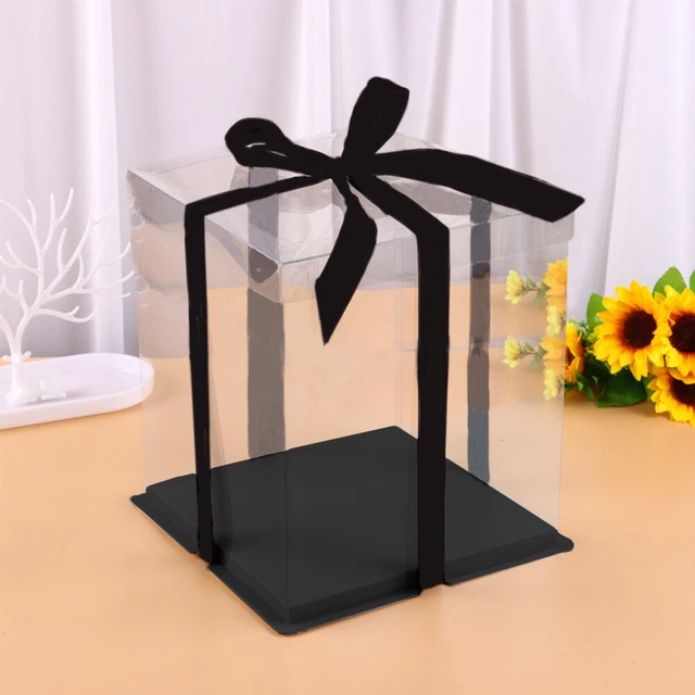 40cm Large Clear Gift Cake Box Flowers Toys Packaging Box for Wedding Birthday 40cm Large Clear Gift Cake Box Flowers Toys Packaging Box for Wedding Birthday