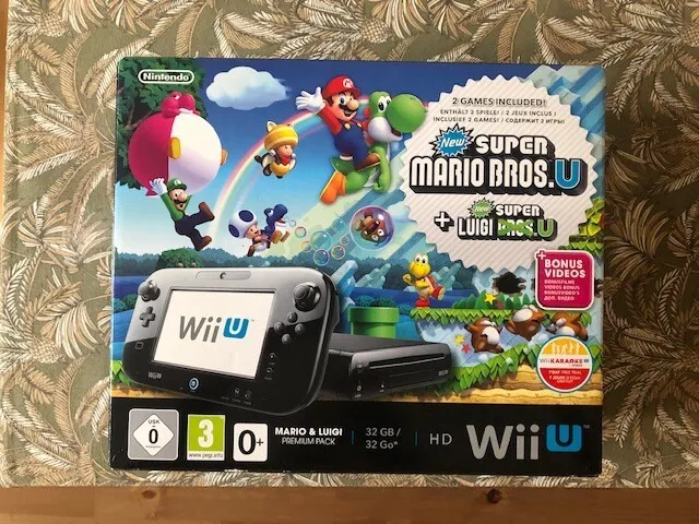 Console Nintendo Wii U 32 Go Edition Pack New Super Mario bros U + Luigi