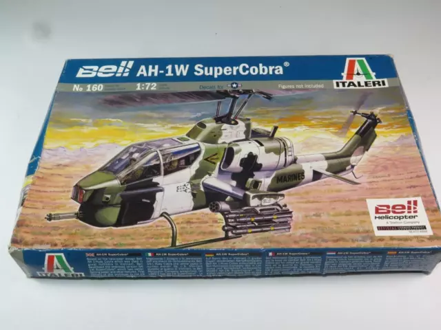 Italeri Modèle Aircraft Kit 1/72 Cloche AH-1W SuperCobra Hélicoptère Scellé