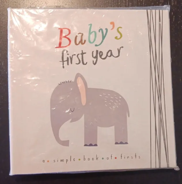 Lucy Darling Little Animal Baby Memory Book - First Year Journal Album To Captur